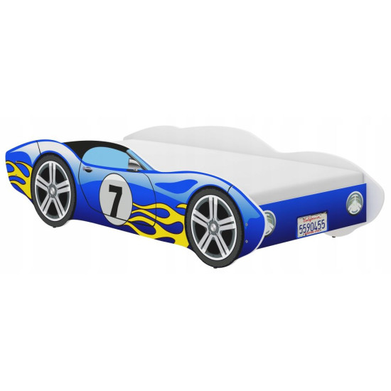 Lova Auto CORVETTA + čiužinys 140x70 Chameleonas Lova Auto CORVETTA + čiužinys 140x70 Chameleonas