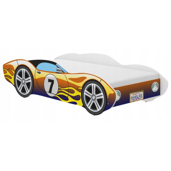 Lova Auto CORVETTA  + čiužinys 140x70 Chameleonas