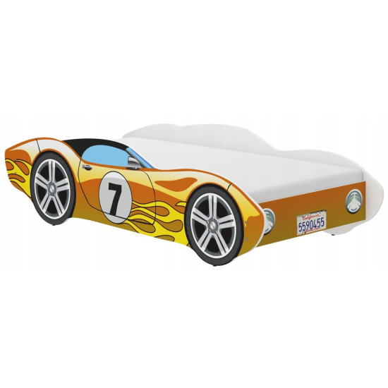 Lova Auto CORVETTA + čiužinys 140x70 Chameleonas Lova Auto CORVETTA + čiužinys 140x70 Chameleonas