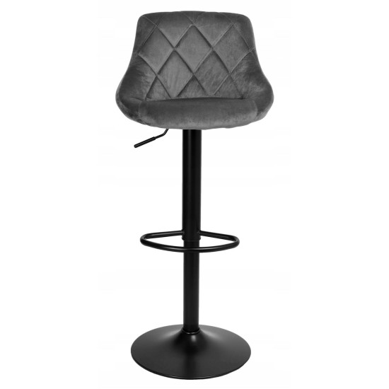 Baro kėdė CYDRO chrominis velvetas Baro kėdė CYDRO chrominis velvetas